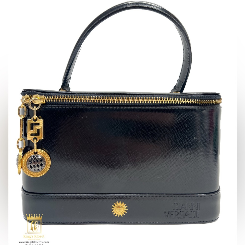 Gianni Versace sunburst vintage box bag